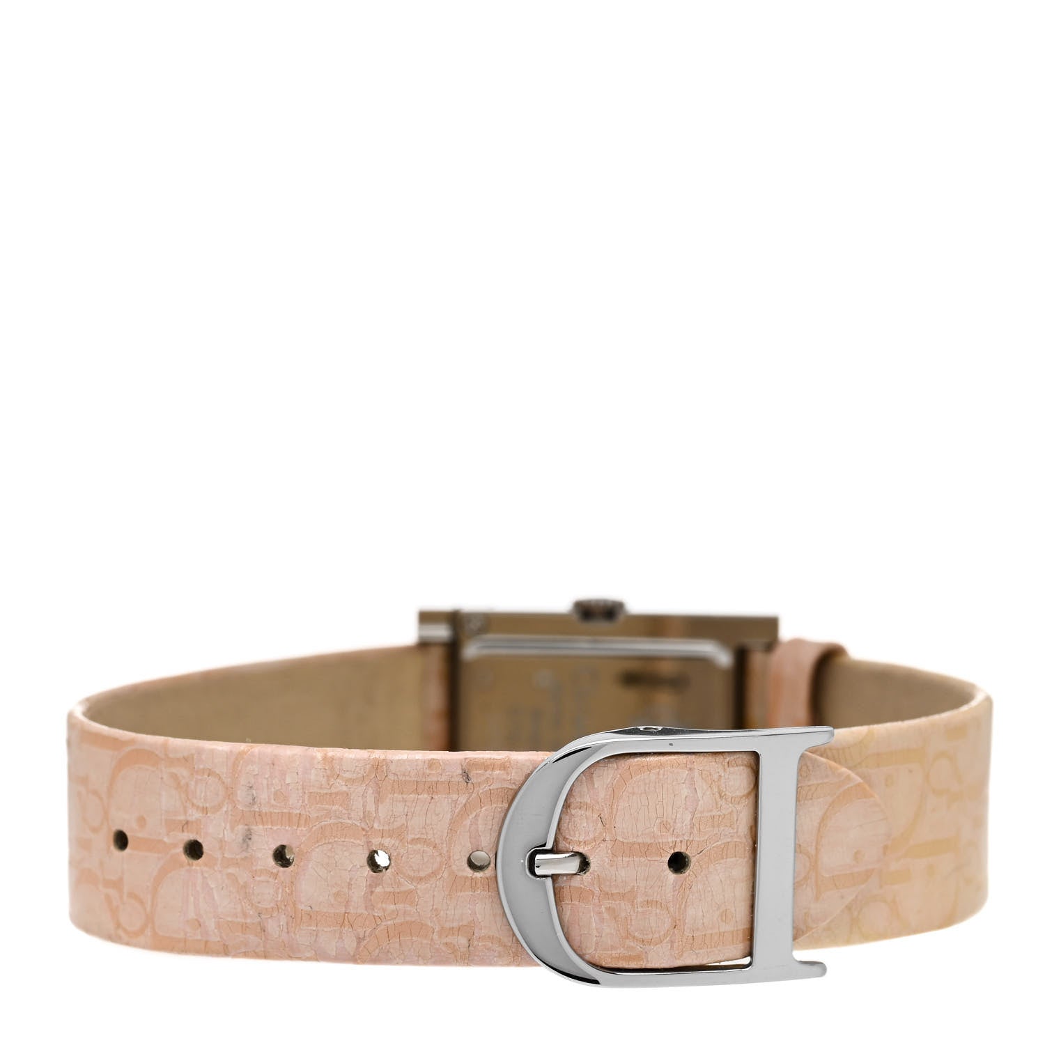 Christian Dior Stainless Steel Calfskin 20mm Malice Quartz Watch Beige 3 of 4