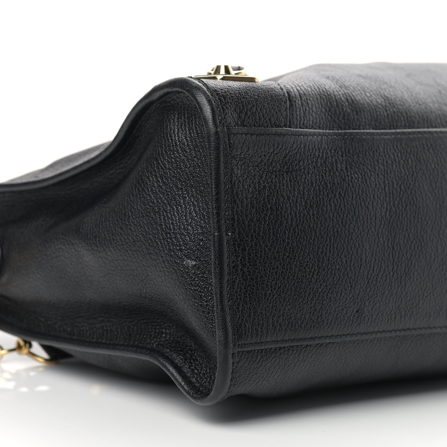 Balenciaga Chevre Gold Metallic Edge Hardware City Black 8 of 11