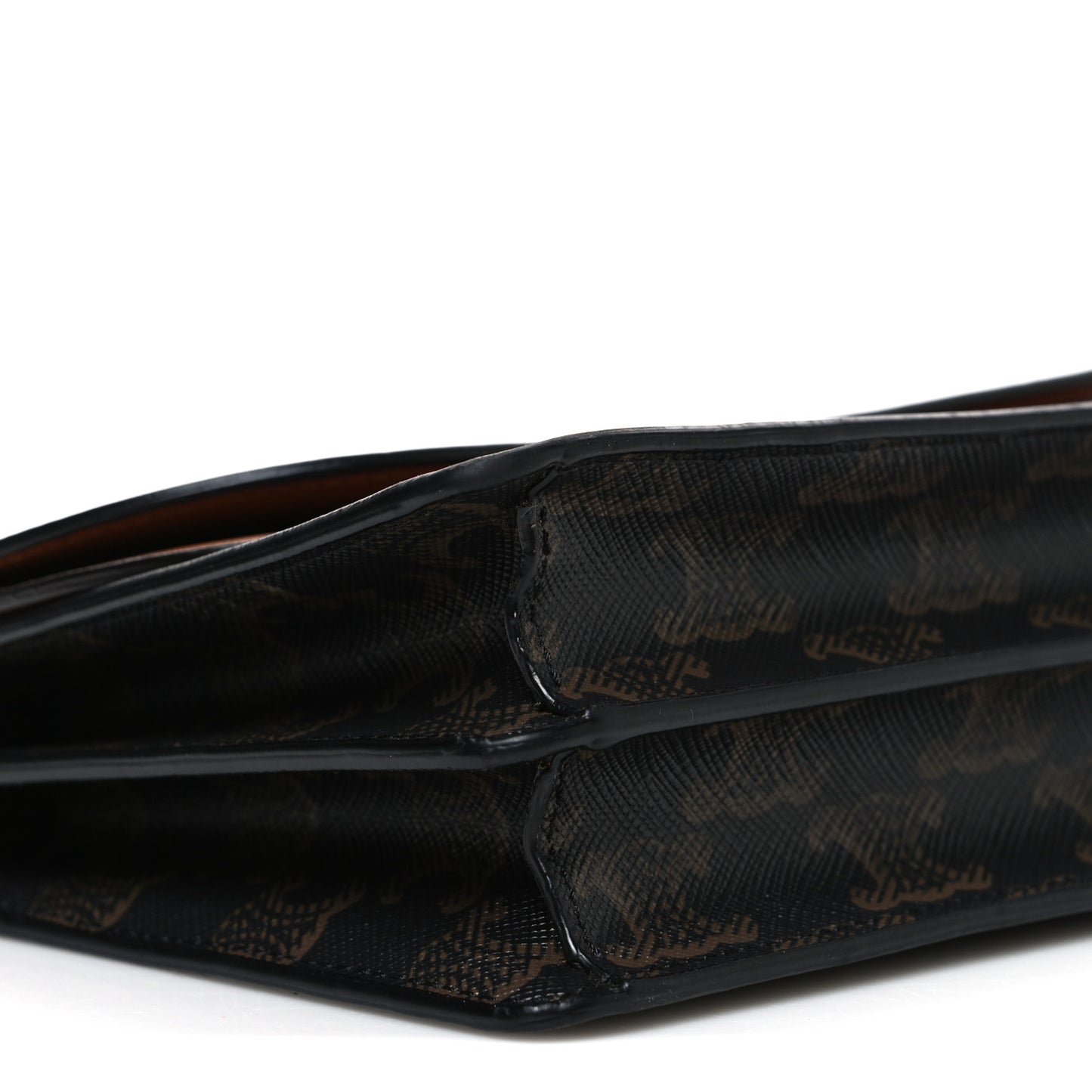 Triomphe Canvas Lambskin Wallet On Strap Tan