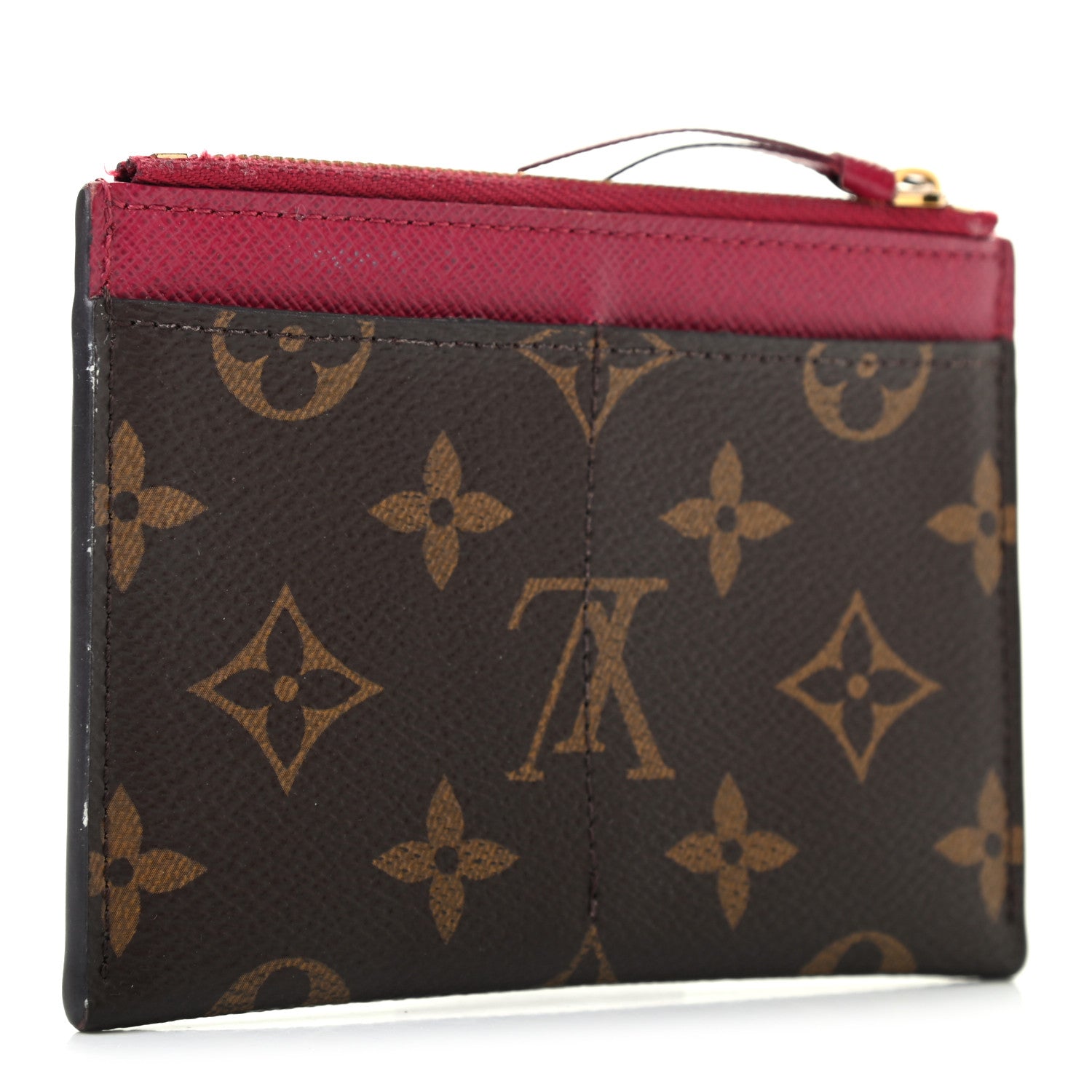 Louis Vuitton Monogram Zipped Card Holder Fuchsia 3 of 7
