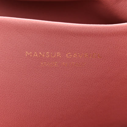 Mansur Gavriel Lambskin Cloud Clutch Blush 6 of 9