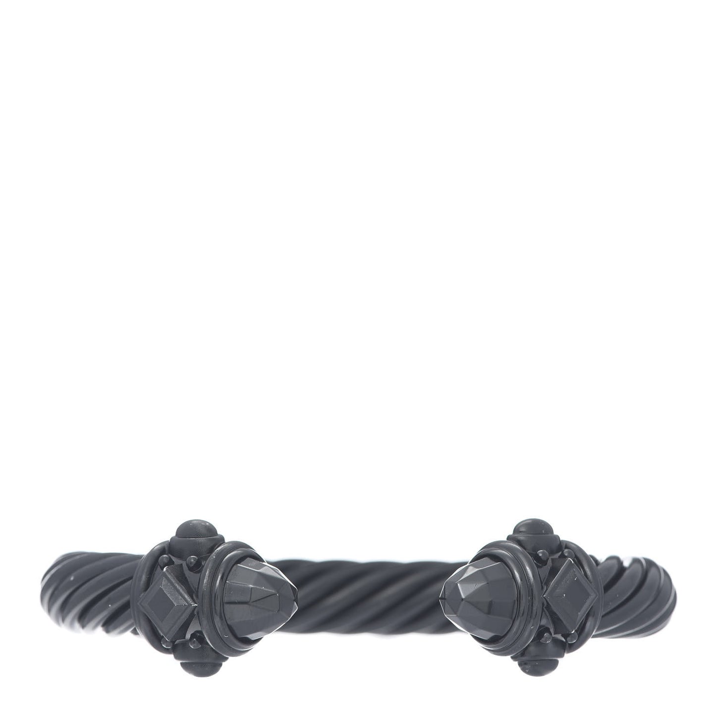 Aluminum 10mm Renaissance Cable Bracelet Black