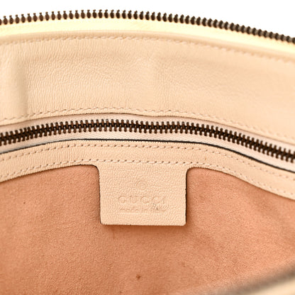Gucci New Sakai Calfskin Lux Dahlia Chain Shoulder Bag Mystic White 6 of 12