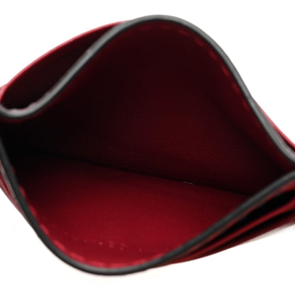 Christian Dior Calfskin D-Fence Card Holder Red 5 of 8