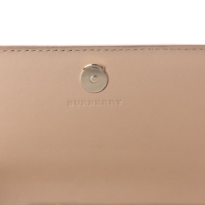 Burberry Haymarket Check Henley Wallet On Chain Mid Camel 6 of 9