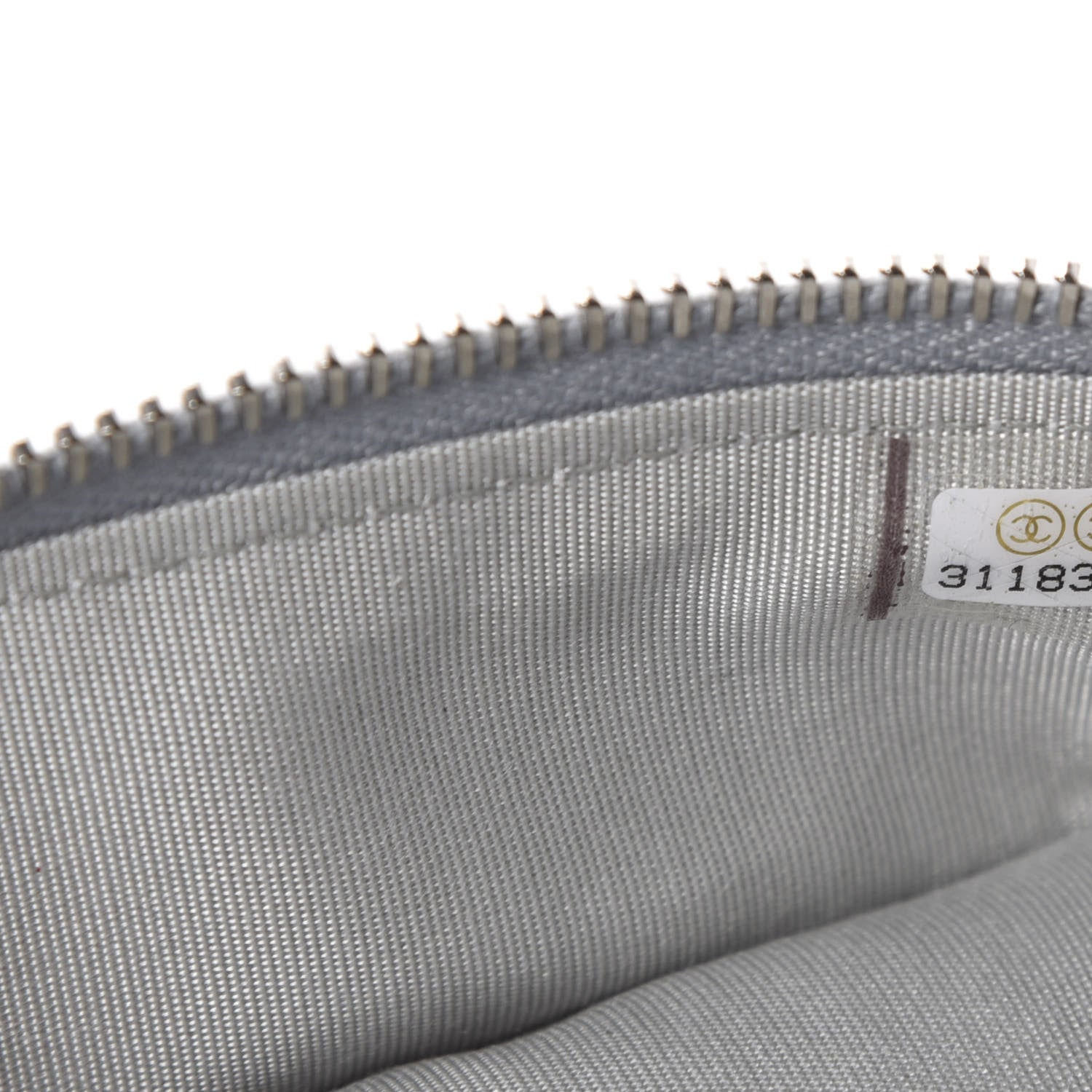 Chanel Metallic Caviar Quilted Mini Top Handle Vanity With Chain Silver 9 of 11