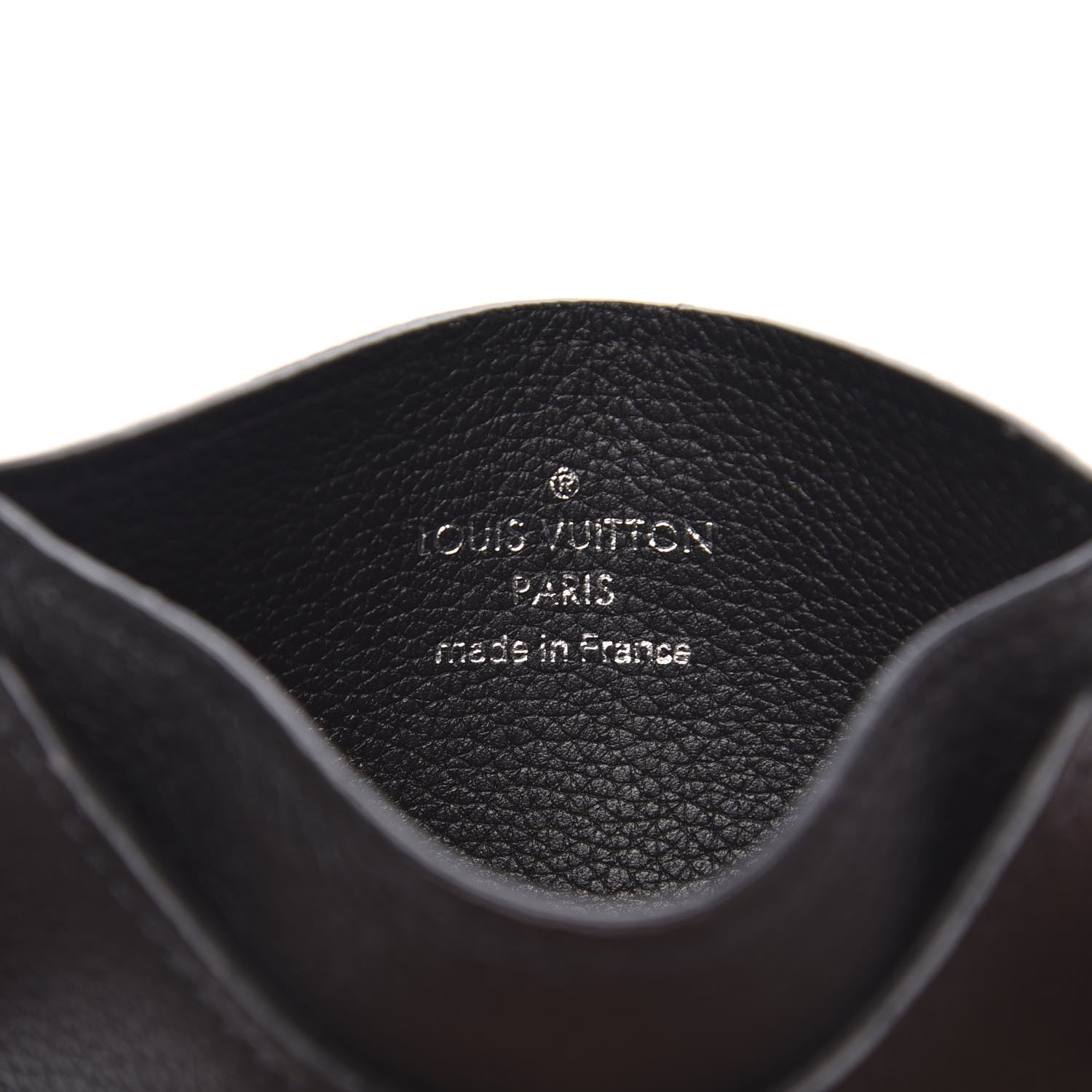 Louis Vuitton Calfskin Lockme Card Holder Black 6 of 7