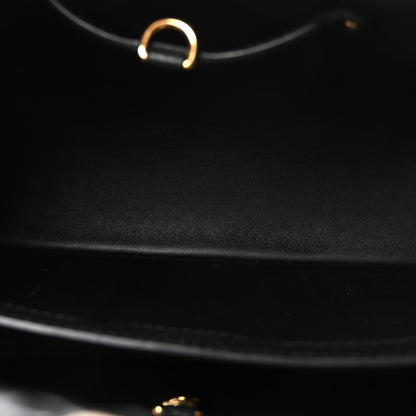 Louis Vuitton Taurillon Crafty Capucines MM Black 5 of 9