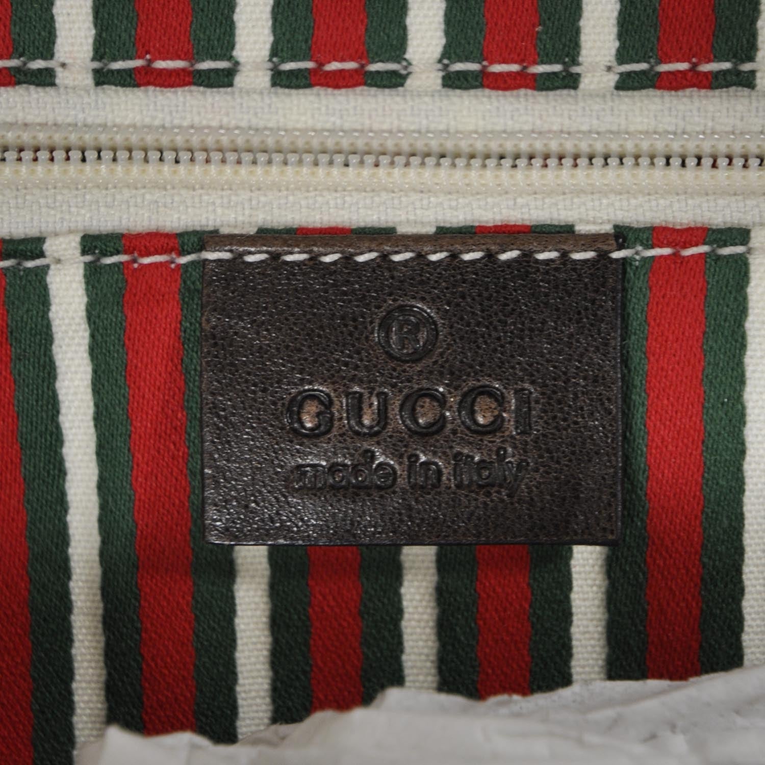 Gucci Leather New Britt Tote Brown 7 of 8