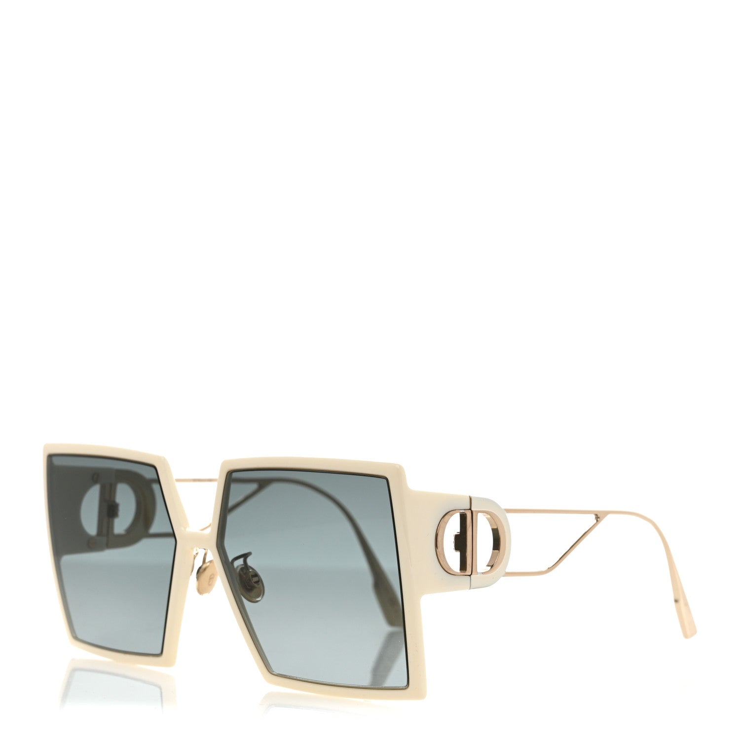 Christian Dior Square 30 Montaigne SU Sunglasses White 1 of 7