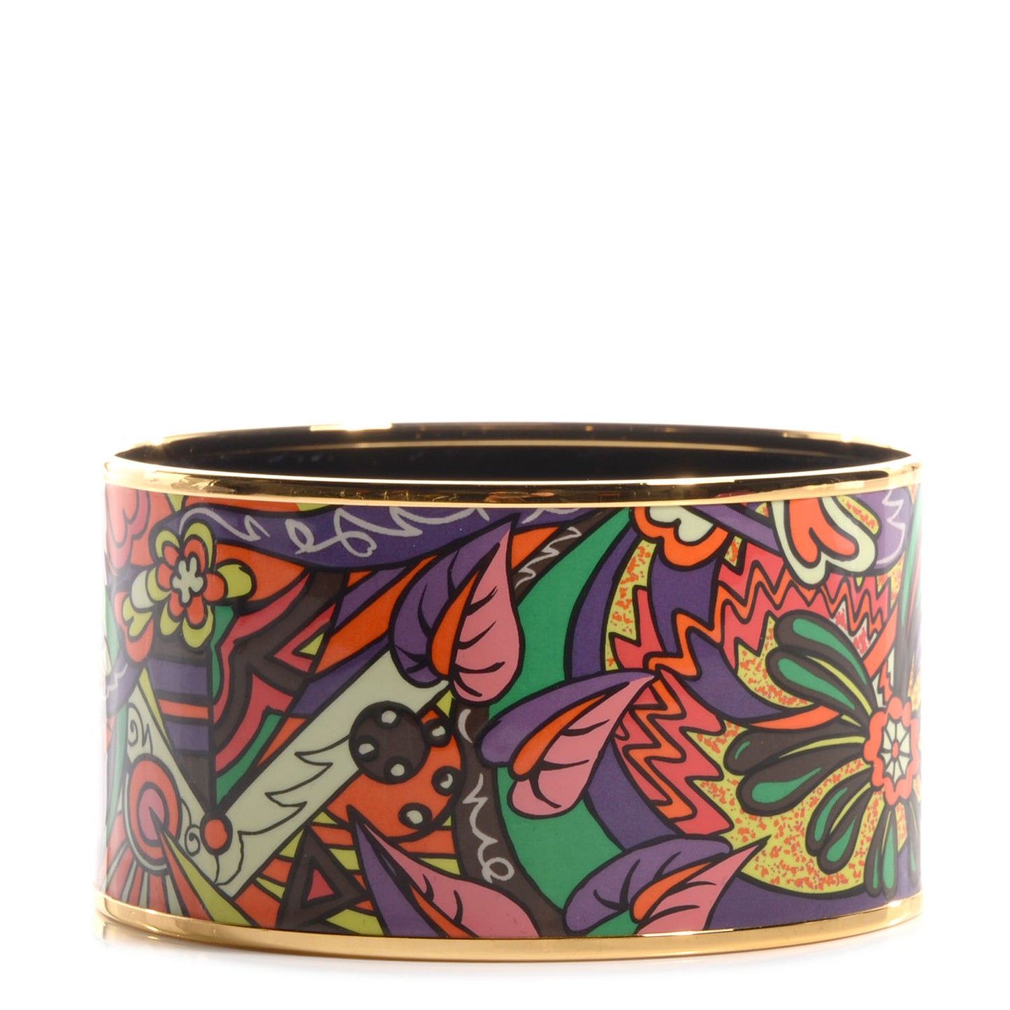 Enamel Printed L'Ivresse De L'Infini Extra Wide Bracelet 70