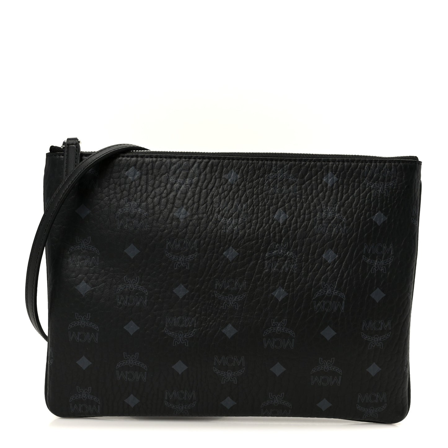 Visetos Medium Crossbody Pouch Black
