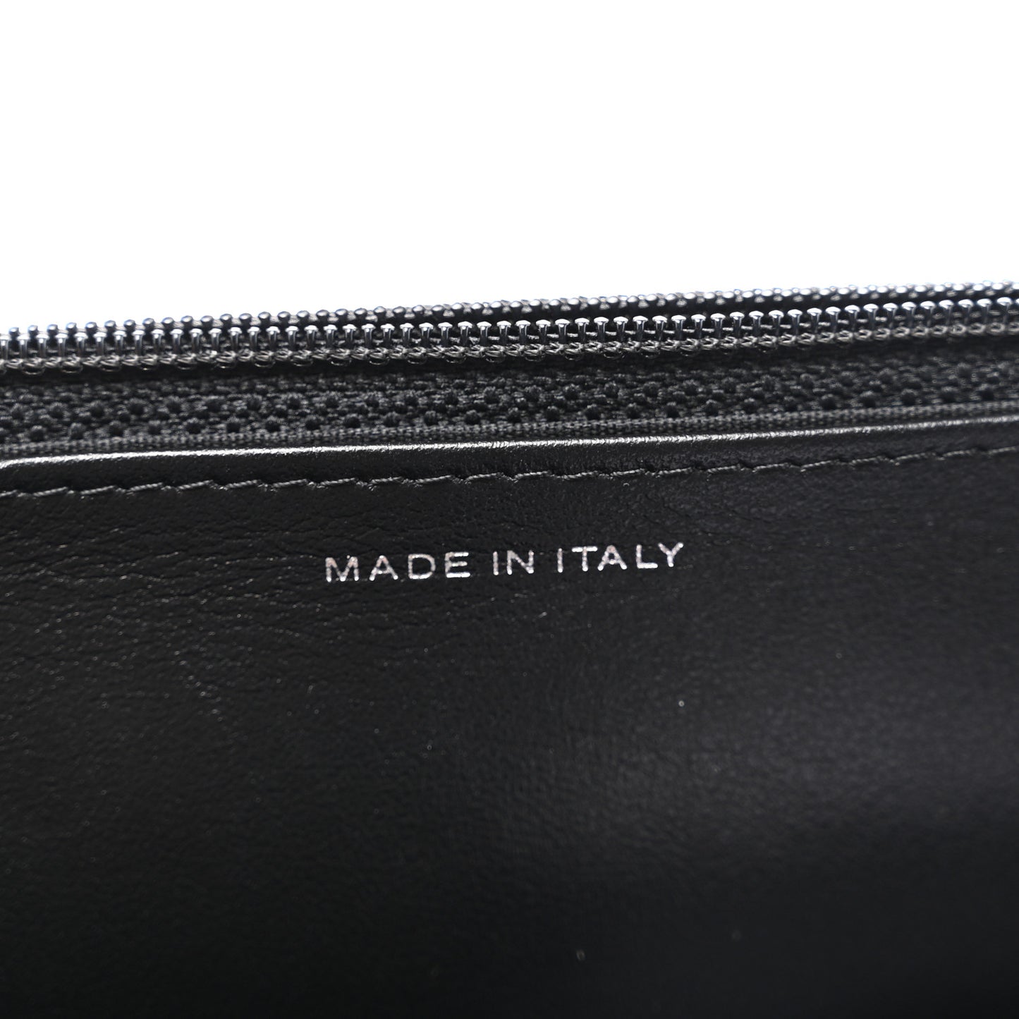 Caviar Quilted Boy Wallet On Chain WOC Black