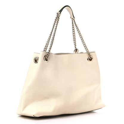 Gucci Cellarius Calfskin Medium Soho Chain Shoulder Bag Ivoire 2 of 10