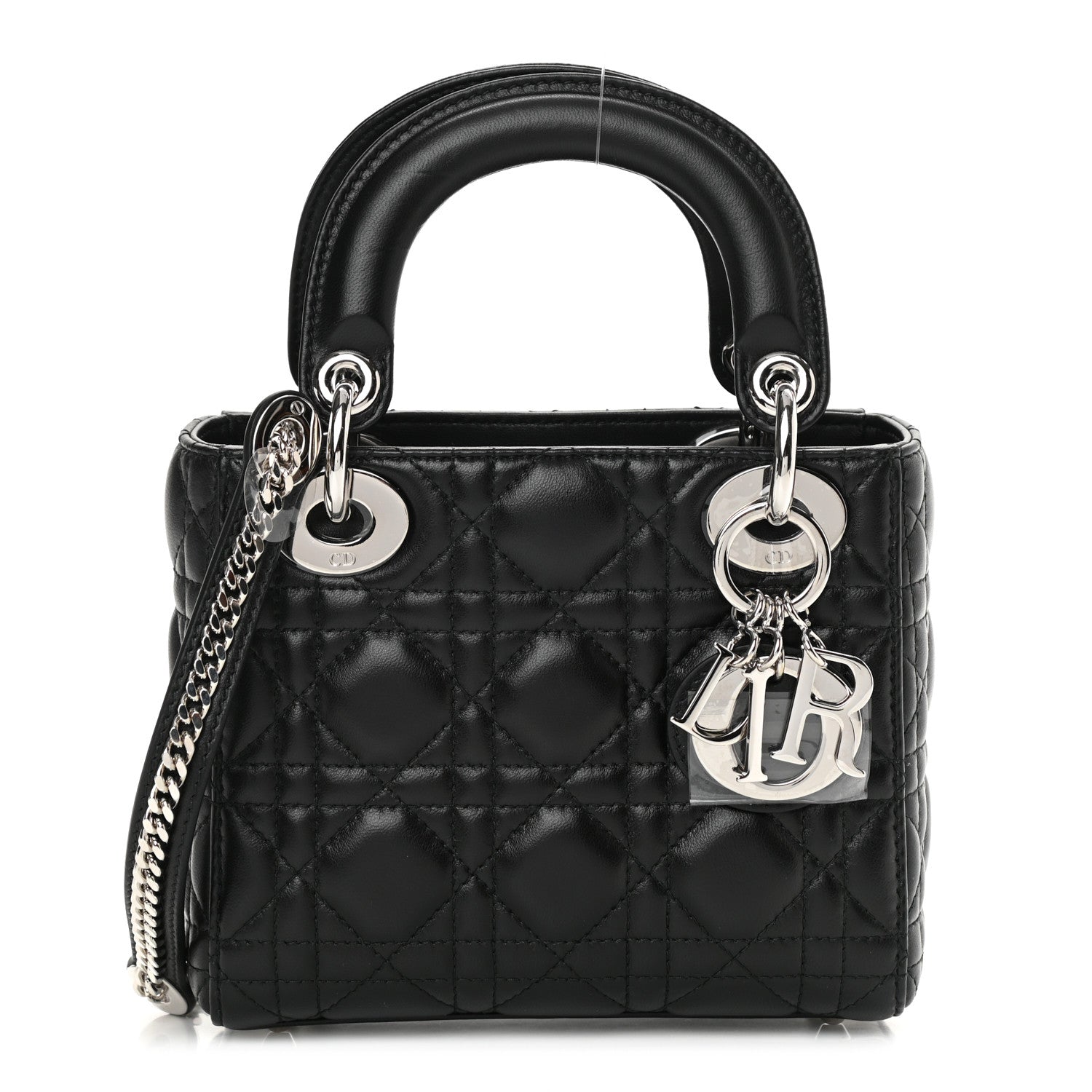 Christian Dior Lambskin Cannage Mini Lady Dior Black 1 of 15