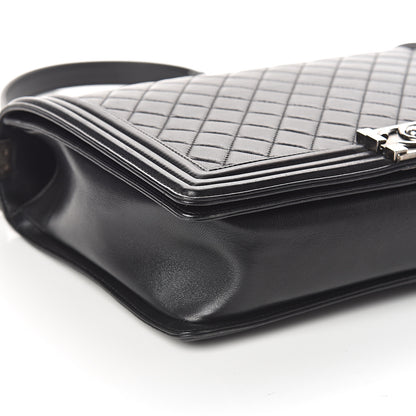 Chanel Lambskin Quilted Large Boy Flap Black 8 of 9