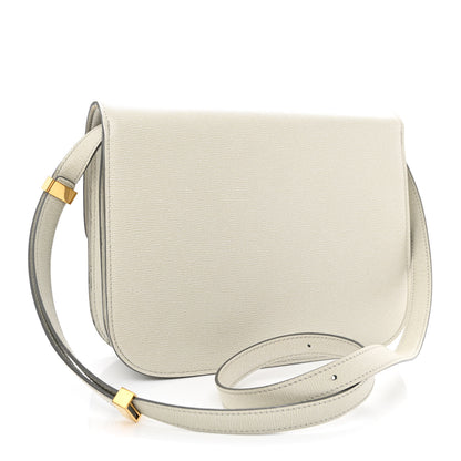 Celine Liege Calfskin Medium Classic Box Flap Bag Pale Grey 2 of 12