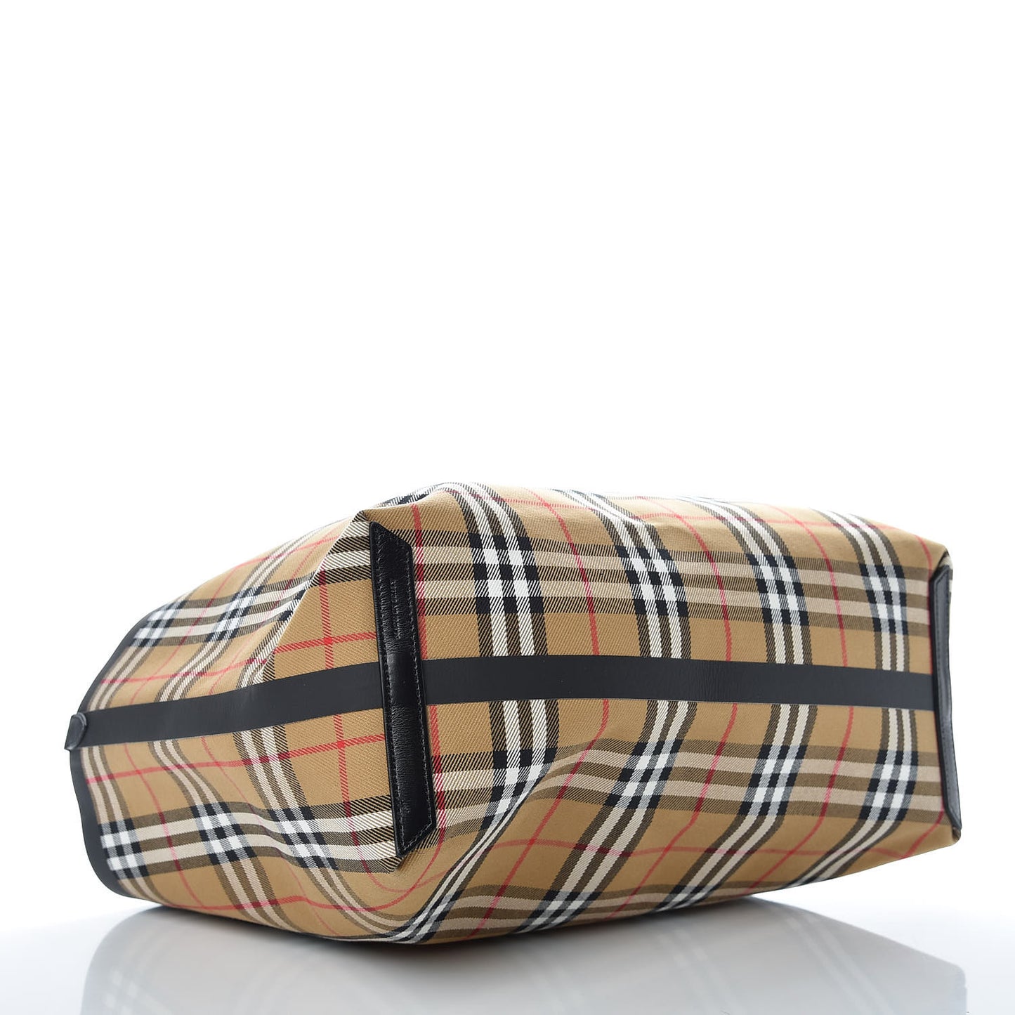 Vintage Check Medium The Giant Reversible Tote Antique Yellow Bright Red