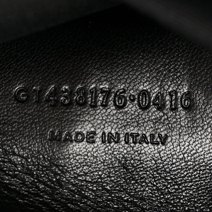 Saint Laurent Grain De Poudre Medium West Hollywood Monogram Fold-Over Black 7 of 14