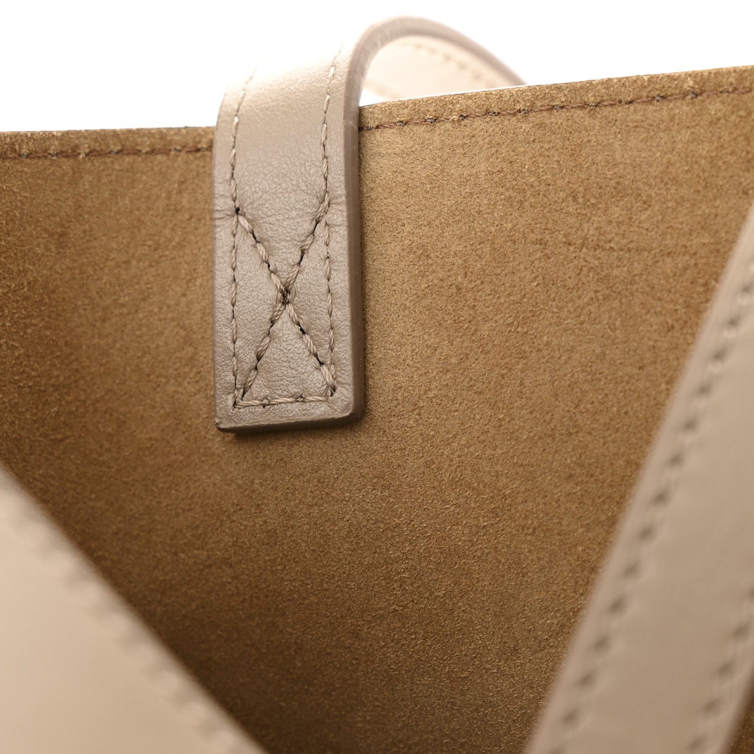 Loewe Shiny Calfskin Medium Puzzle Fold Tote Sand 11 of 11