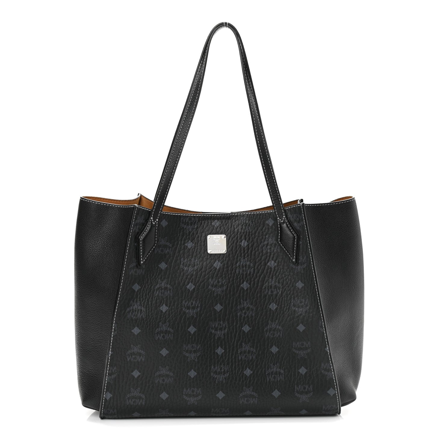Visetos Large Luisa Shopper Tote Black