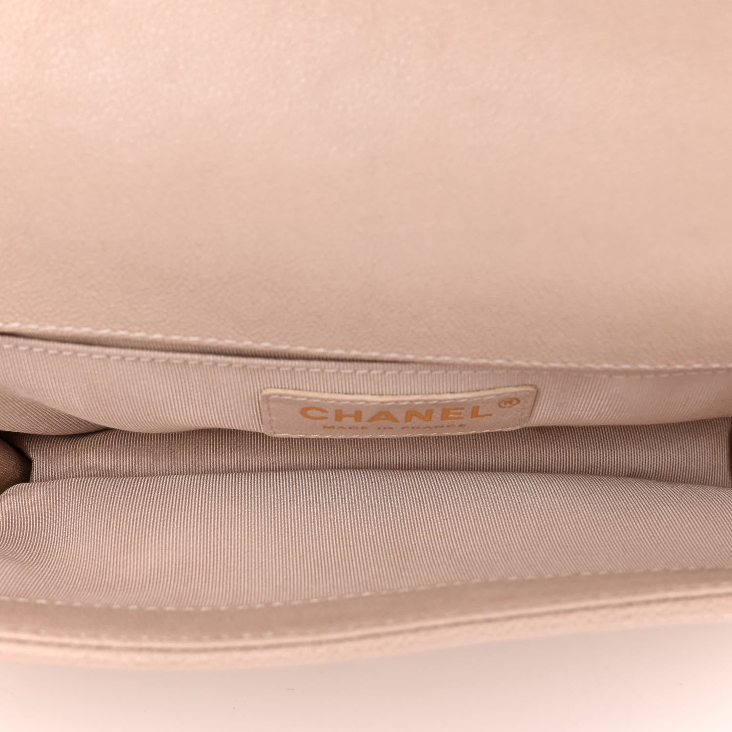 Chanel Caviar Quilted Medium Boy Flap Nude 5 of 10