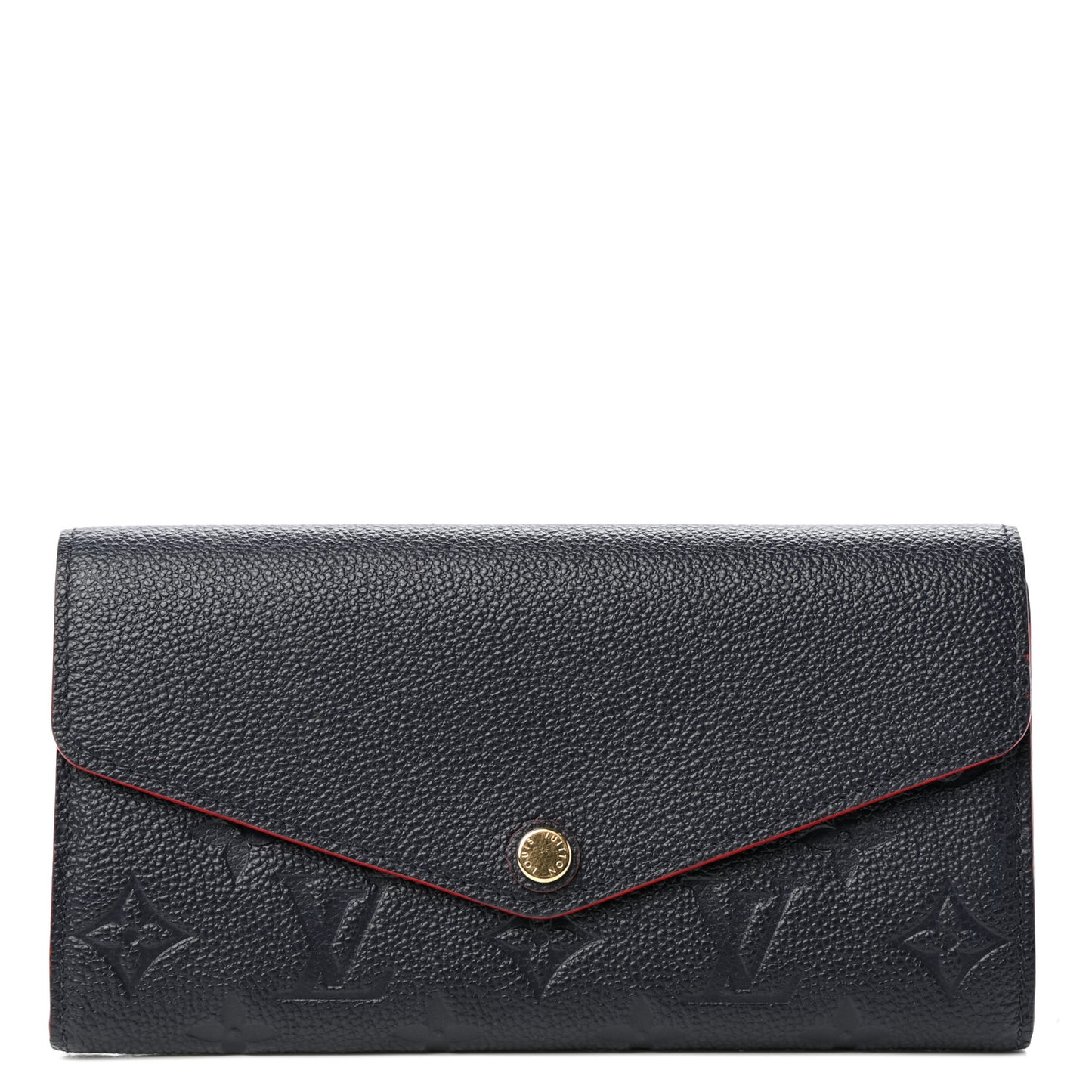 Empreinte Sarah Wallet NM Marine Rouge