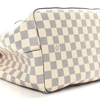 Louis Vuitton Damier Azur Neonoe MM Eau De Rose 8 of 9