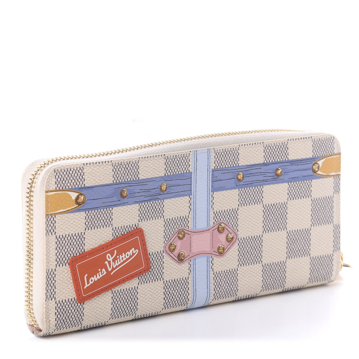 Damier Azur Summer Trunks Clemence Wallet