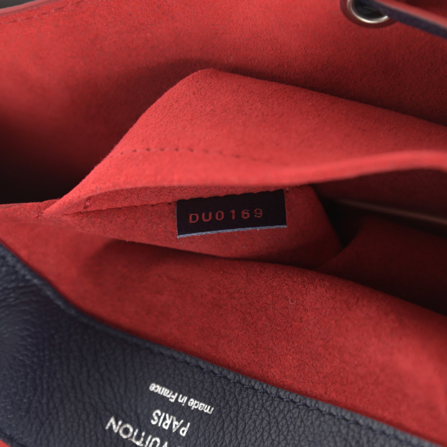 Louis Vuitton Soft Calfskin Lockme Backpack Marine Rouge 7 of 10