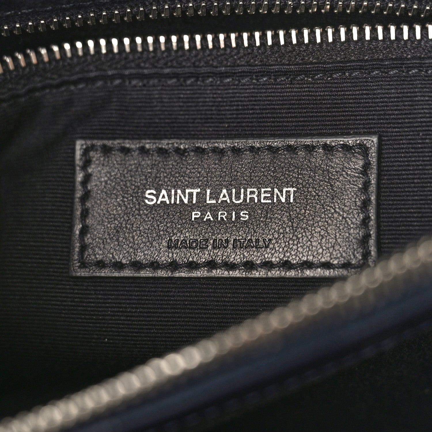 Saint Laurent Calfskin Y Quilted Monogram Medium Loulou Chain Satchel Denim Blue 7 of 10