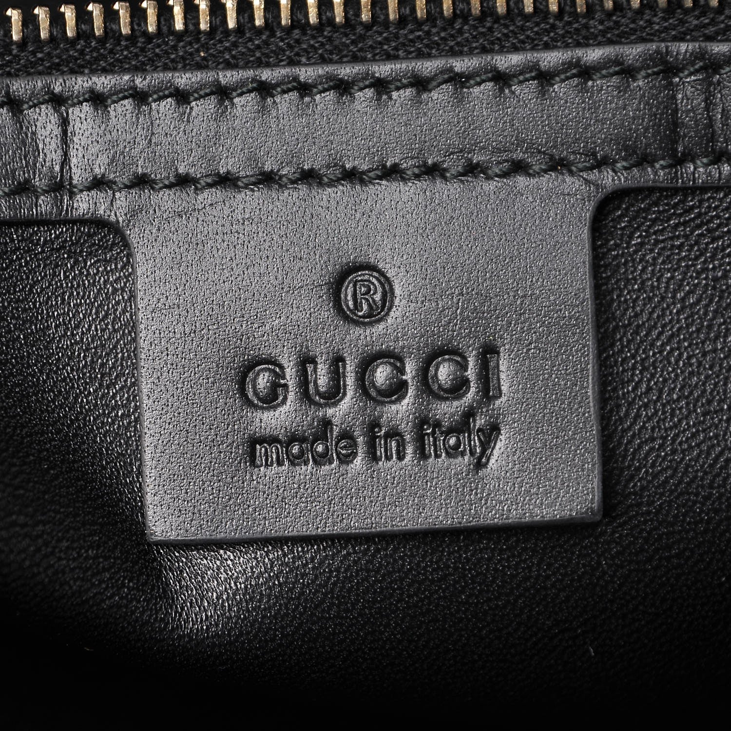 Gucci Calf Hair Zebra Print Medium Craft Tote Black 7 of 10