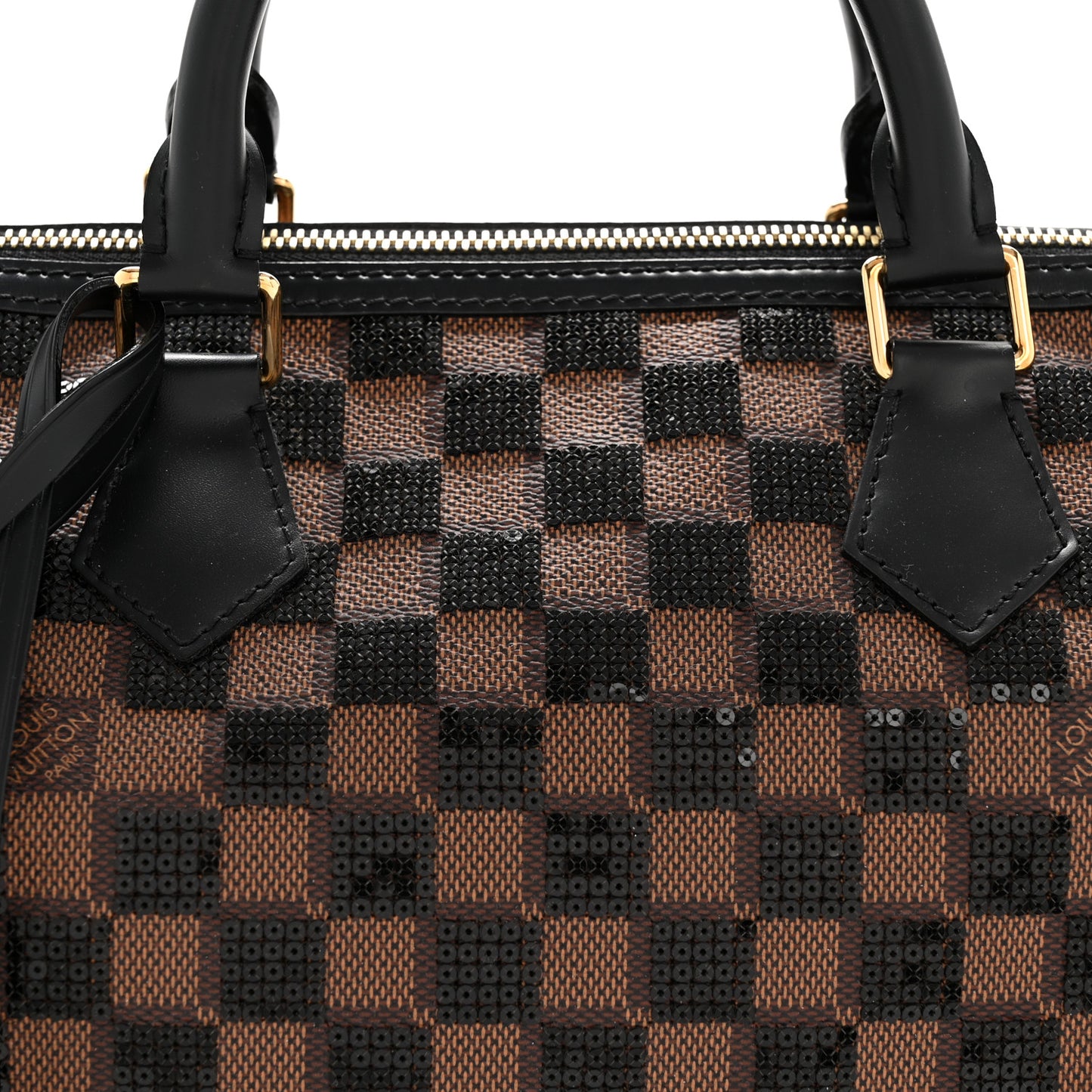Damier Paillettes Speedy 30 Black