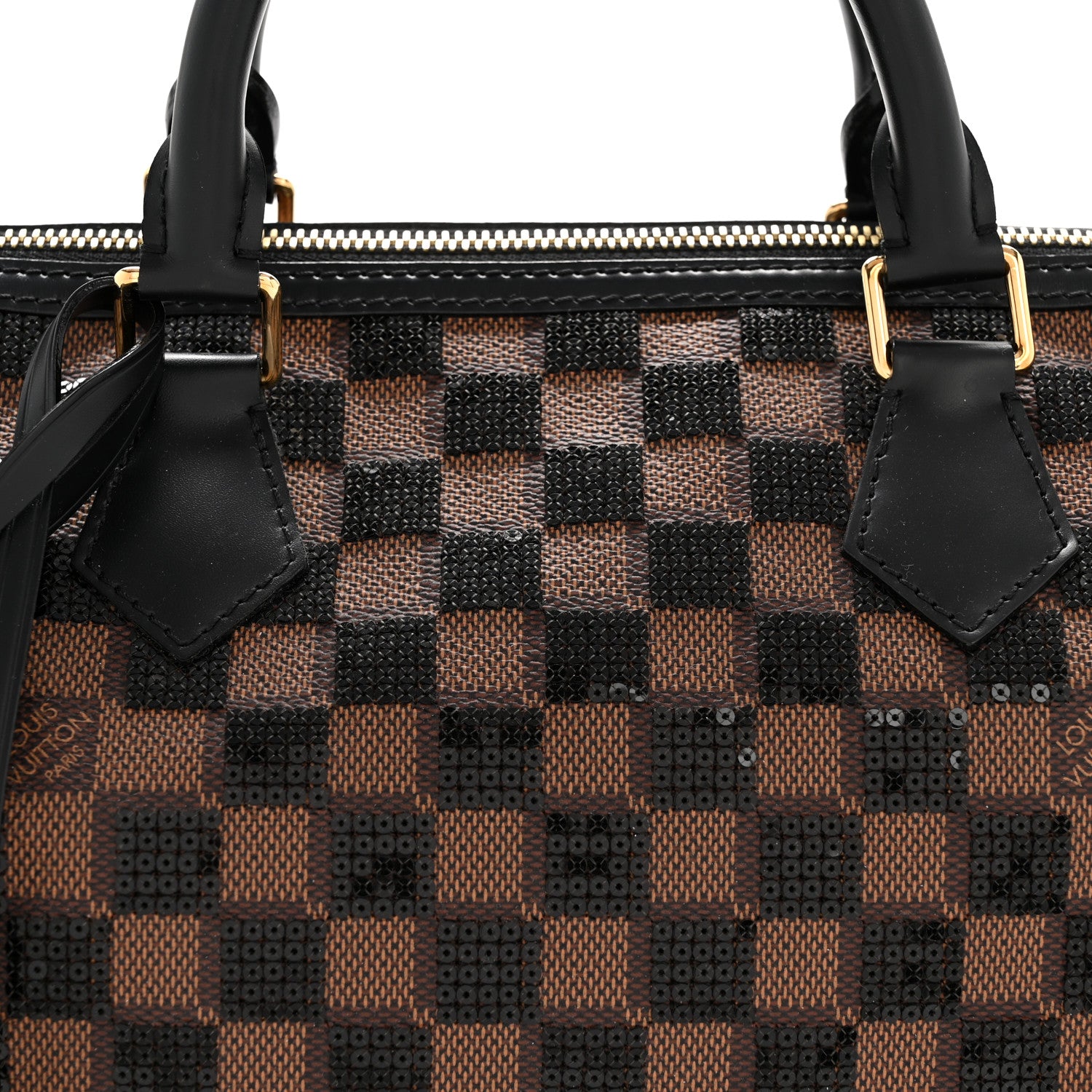 Louis Vuitton Damier Paillettes Speedy 30 Black 8 of 11