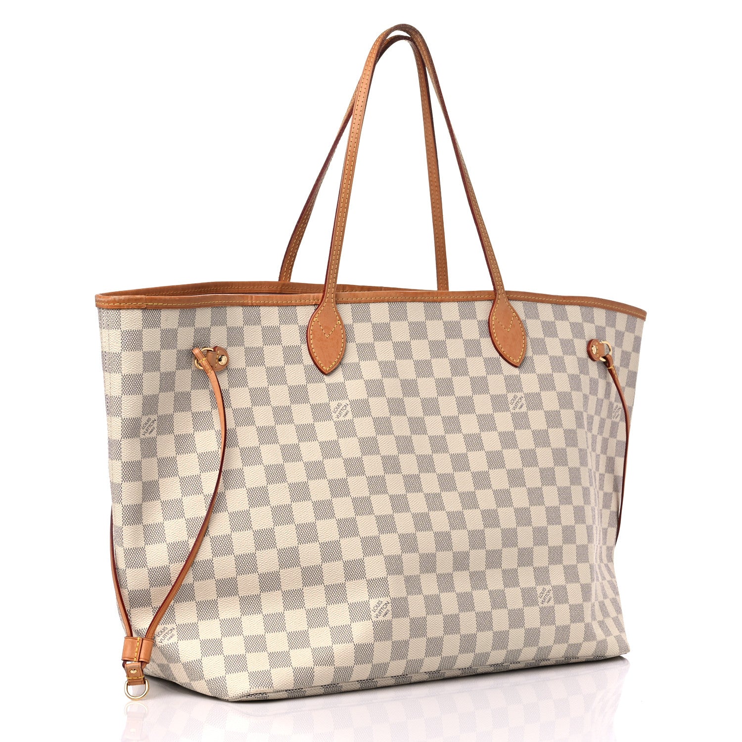 Louis Vuitton Damier Azur Neo Neverfull GM Rose Ballerine 4 of 15