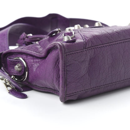 Balenciaga Agneau Giant 12 Silver Hardware Mini City Ultraviolet 6 of 10