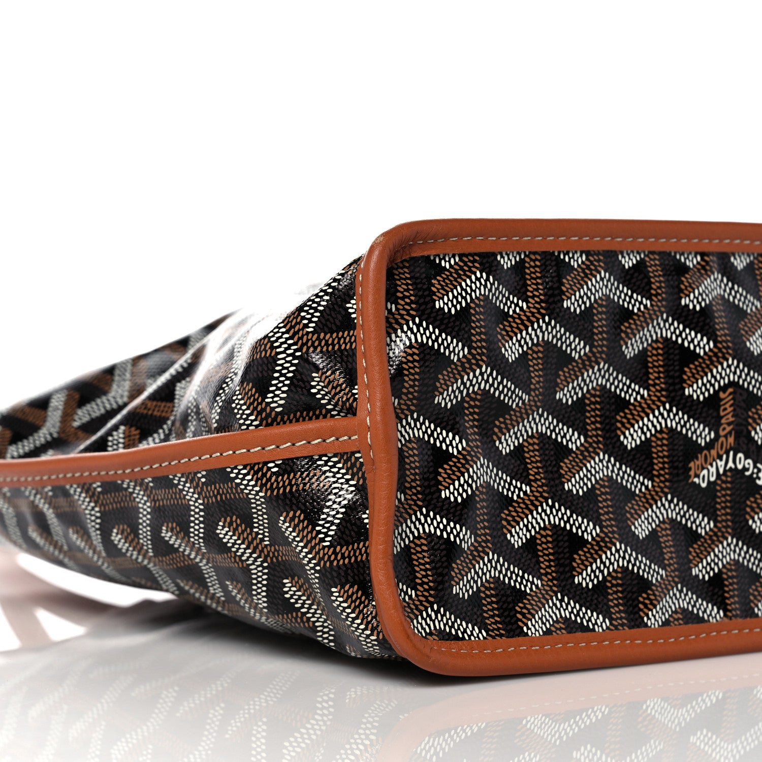 Goyard Goyardine Reversible Mini Anjou Black Gold 7 of 8
