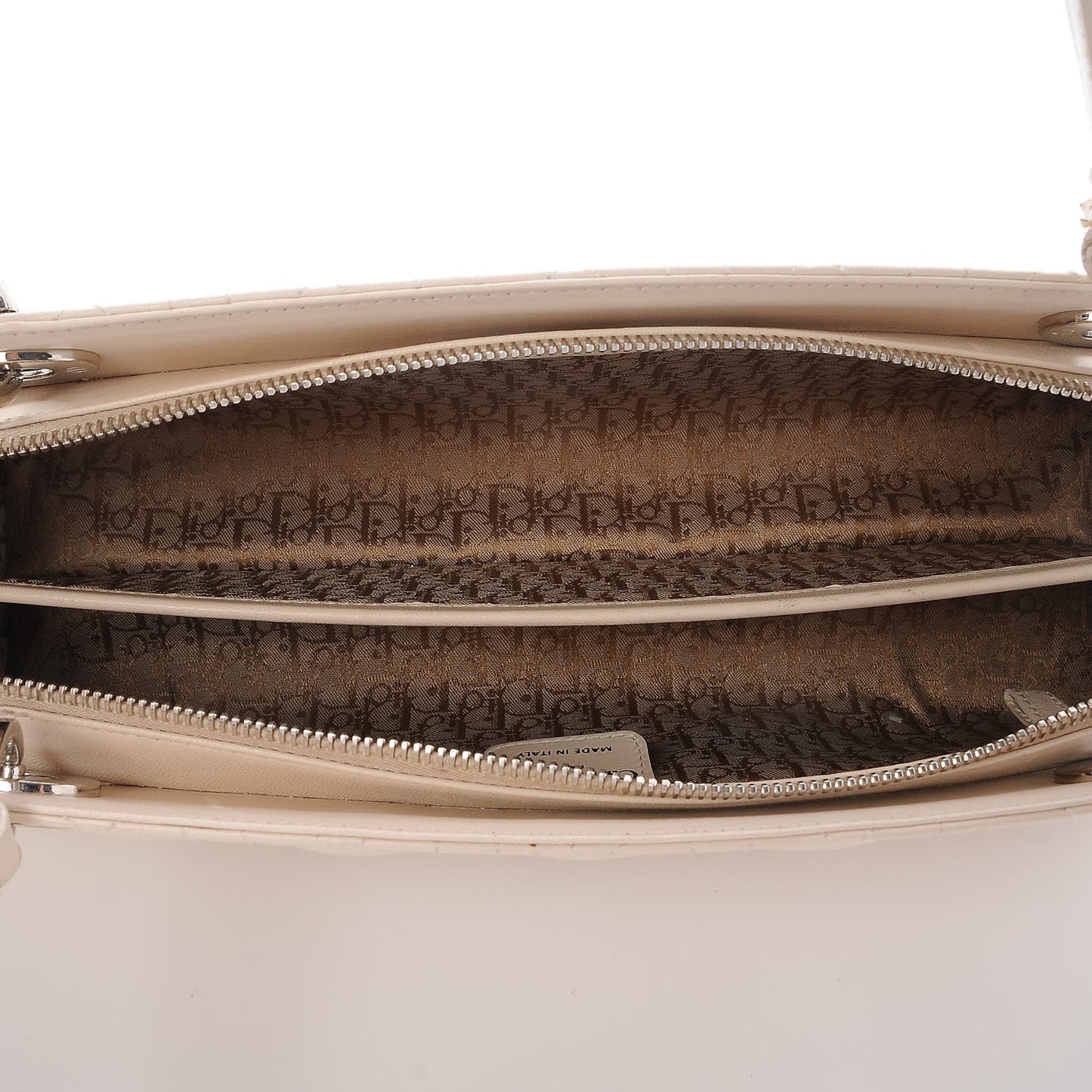 Lambskin Cannage Soft Lady Dior East West Beige