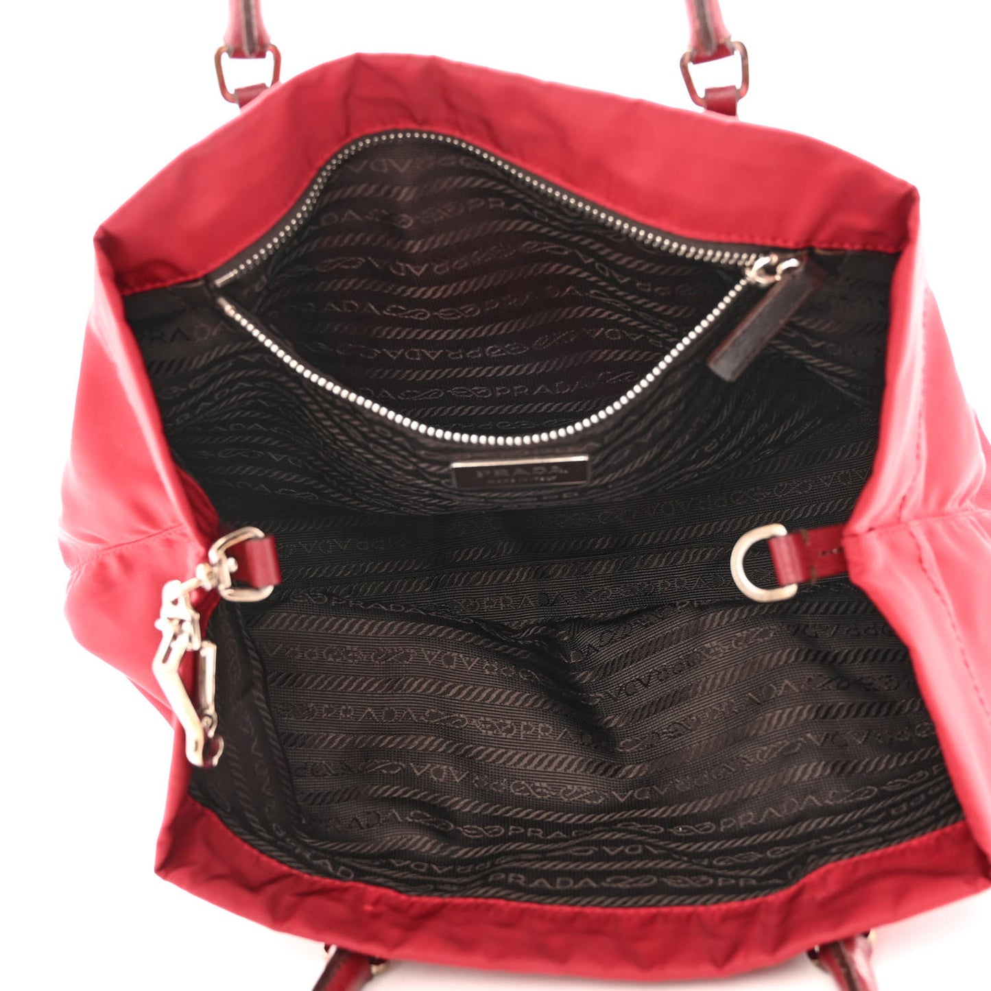 Tessuto Nylon Tote Red