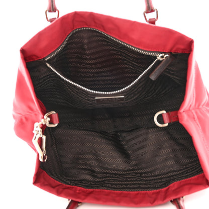 Prada Tessuto Nylon Tote Red 5 of 9