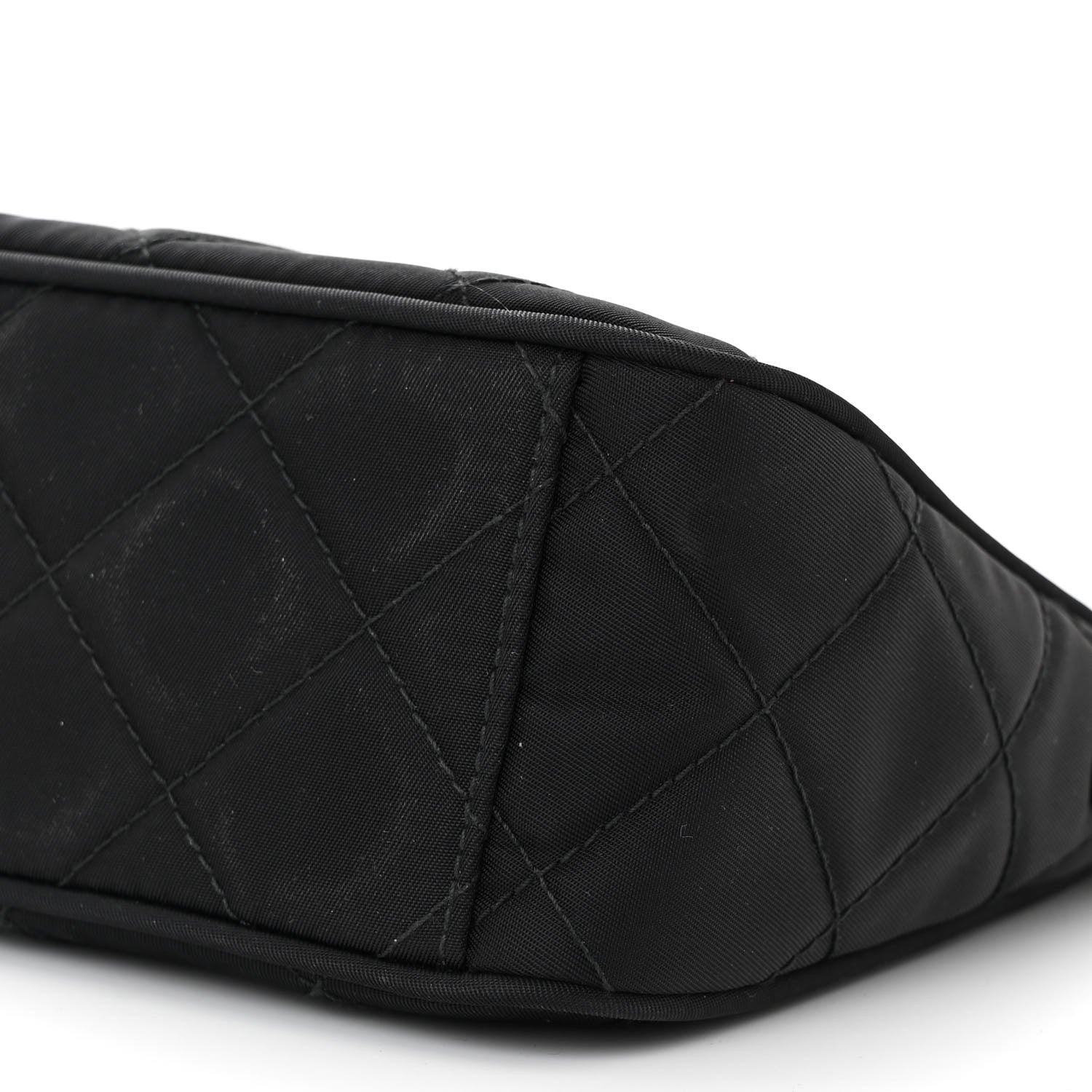 Prada Nylon Tessuto Impuntu Quilted Crossbody Bag Black 10 of 10
