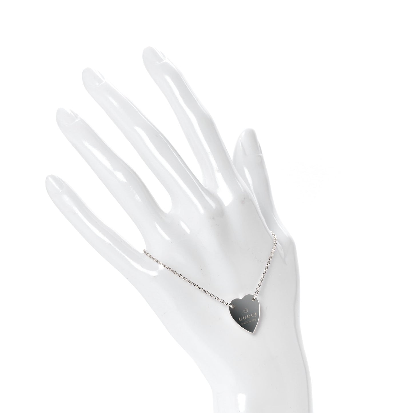 Sterling Silver Trademark Heart Bracelet