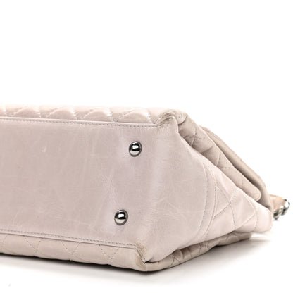 Chanel Glazed Calfskin Quilted Medium Lady Pearly Flap Light Beige 9 of 12