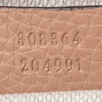 Gucci Pebbled Calfskin Small Soho Disco Bag Rose Beige 9 of 12