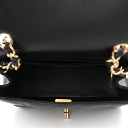 Chanel Lambskin Quilted Mini Square Flap Black 5 of 10