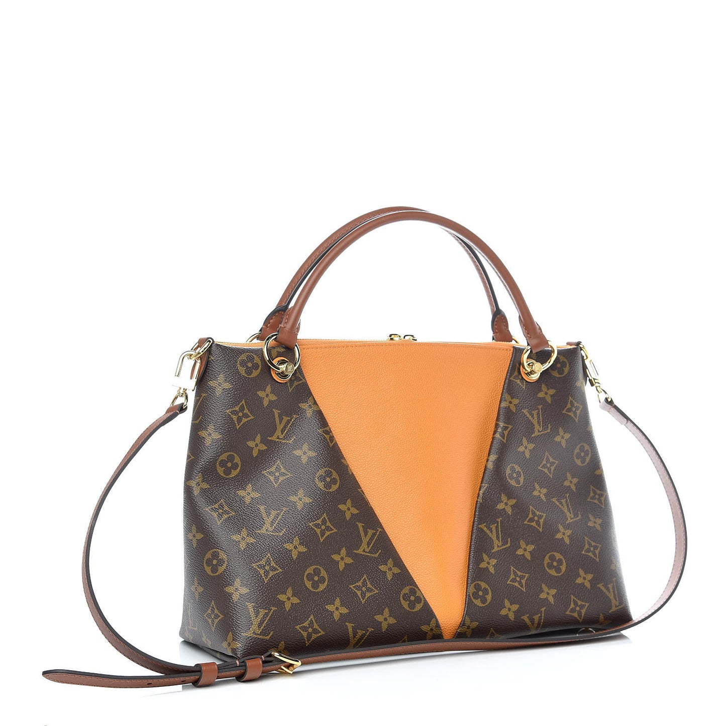 Monogram V Tote MM Safran
