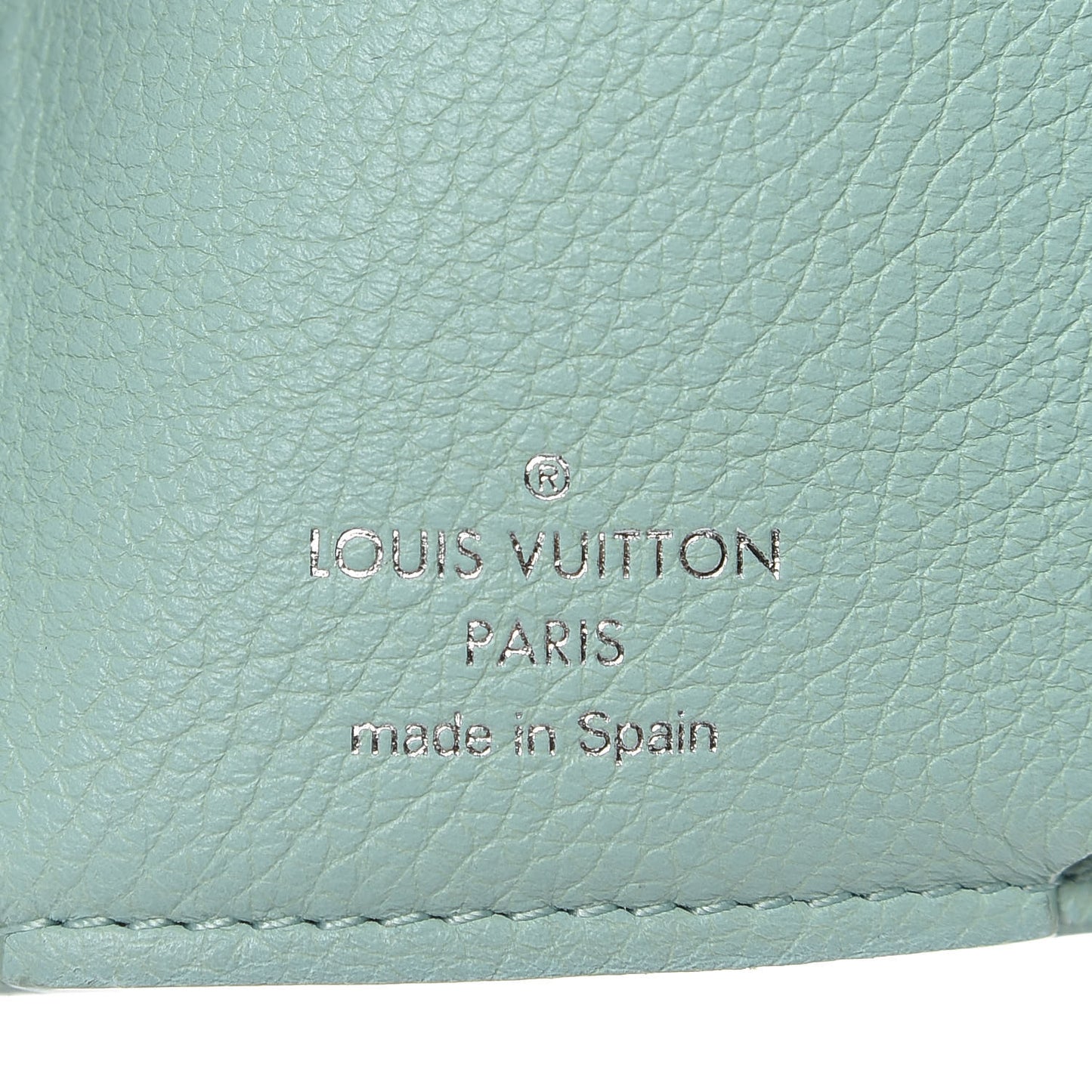 Calfskin Lockmini Wallet Menthe