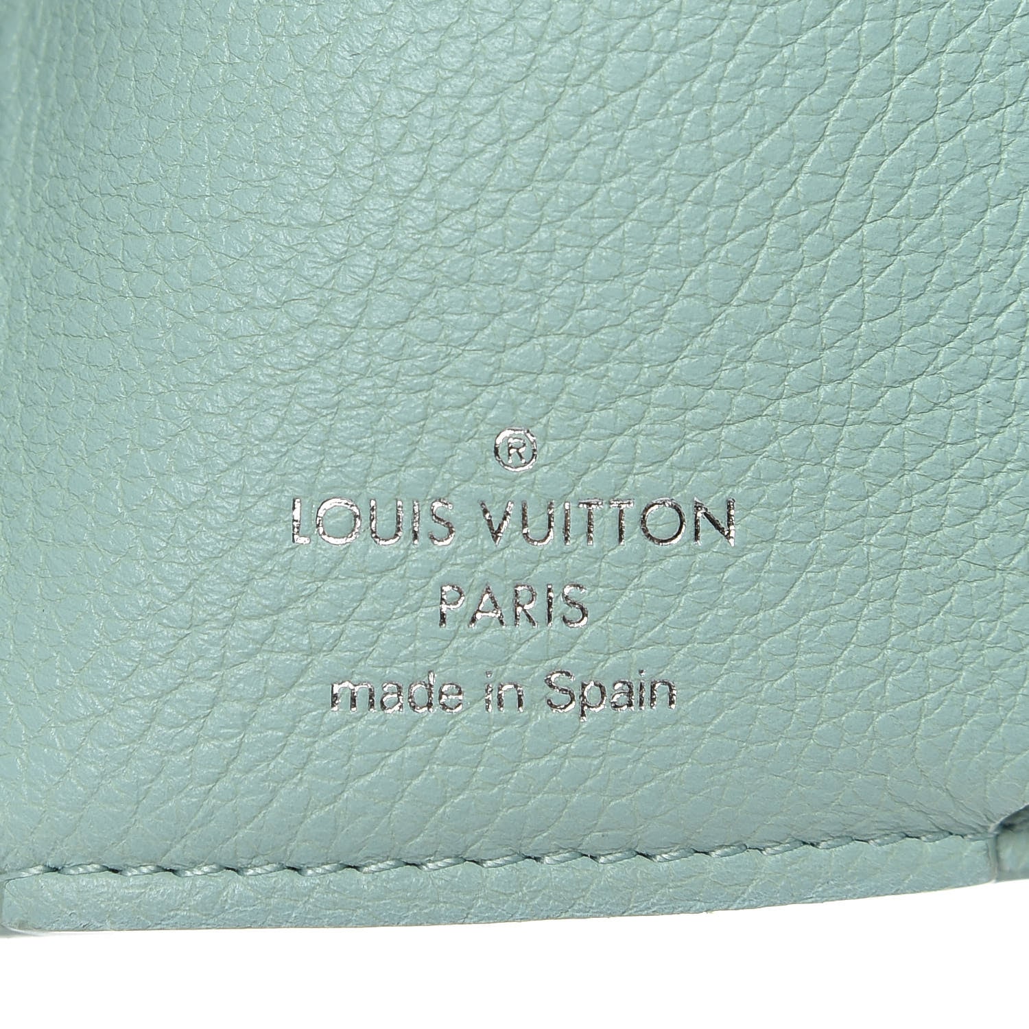 Louis Vuitton Calfskin Lockmini Wallet Menthe 7 of 8