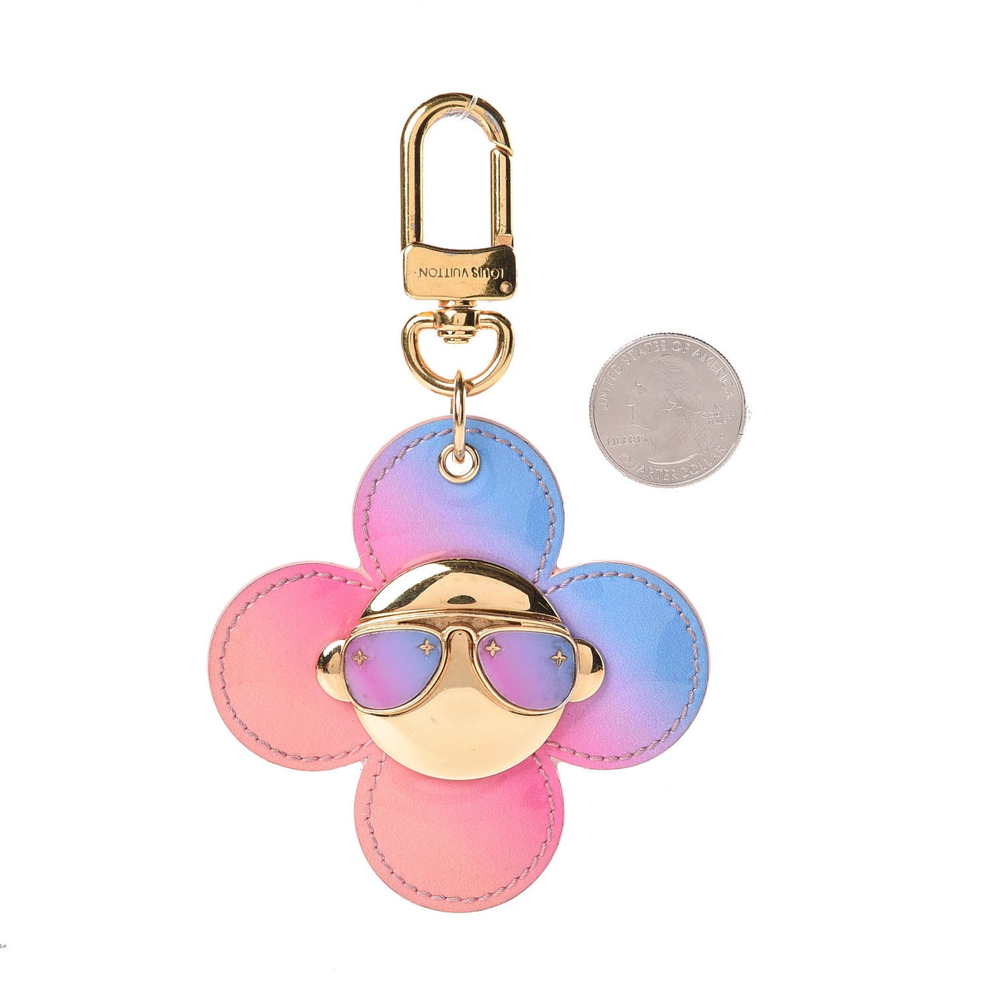 Vivienne Head Grease Bag Charm Key Holder