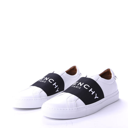 Givenchy Calfskin Band Logo Mens Urban Street Sneakers 45 White Black 3 of 10